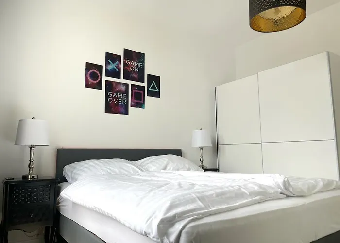 아파트 Jaybnb - Gaming Ps5 65 Zoll 4k Tv Mit Balkon